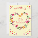 Search for girls 17th birthday invitations For kids