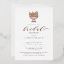 Search for classic elegant bridal shower invitations Gold foil