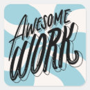 Search for awesome work stickers Award