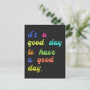 Search for positivity postcards Typography