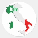 Search for map of italy stickers Europe
