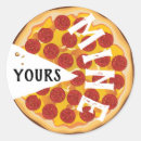 Search for pizza stickers Red