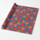 Search for strawberries wrapping paper Blue
