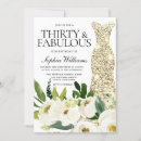 Search for thirty and fabulous invitations Dress