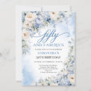 Search for pretty 50th birthday invitations Elegant