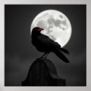 Search for gothic raven art Full moon