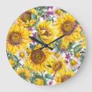 Search for sunflower yellow clocks Watercolor