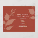 Search for terracotta wedding save the dates Burnt orange