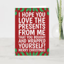 Search for funny wife christmas cards Humor