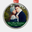 Search for just engaged christmas tree decorations Our first christmas