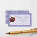Search for ladybug pattern invitations Little lady