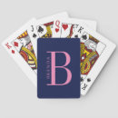 Search for name playing cards Pink