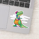Search for cartoon t rex stickers Jurassic