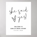 Search for she said yes wedding signs Elegant