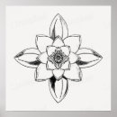 Search for black and white flower posters Vintage