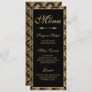 Search for great gatsby wedding menus Black and gold