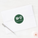 Search for initial wedding stickers Couple