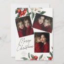 Search for 3 photo christmas cards Festive