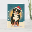 Search for bernese mountain dog christmas cards Watercolor