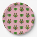 Search for book club paper plates Bookworm