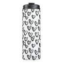 Search for black and white travel mugs Heart