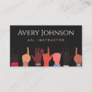 Search for language teacher business cards Interpreter