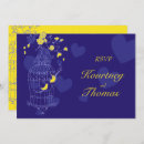 Search for navy and yellow wedding invitations Chic