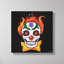 Search for sugar skull canvas prints Gothic