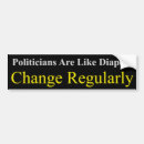 Search for anti politician bumper stickers Conservative