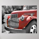 Search for old truck posters Black and white