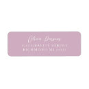 Search for dusty rose return address labels Modern