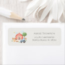 Search for country plaid return address labels Watercolor
