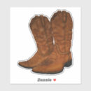 Search for vintage footwear stickers Western