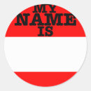 Search for meeting party stickers Hello my name is