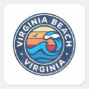 Search for vintage virginia stickers Beach