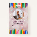 Search for teacher name tags badges Black