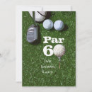 Search for golf 60th birthday invitations Sixty