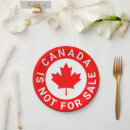 Search for maple leaf plates Flag of canada
