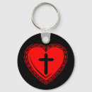 Search for red cross key rings Black