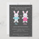 Search for easter gender reveal invitations Rabbit