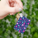 Search for pink leaf rectangular key rings Flowers