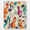 Search for clef notes mousepads Colourful