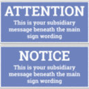 Search for attention labels Beware