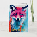 Search for fox birthday cards Beautiful