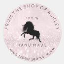 Search for silver horse stickers Unicorn
