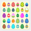 Search for easter egg pattern stickers Colourful