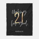 Search for 21st birthday blankets Modern
