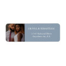 Search for photo return address labels Monochrome