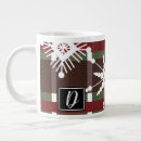 Search for plaid christmas mugs Green