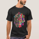 Search for floral skull tshirts Roses